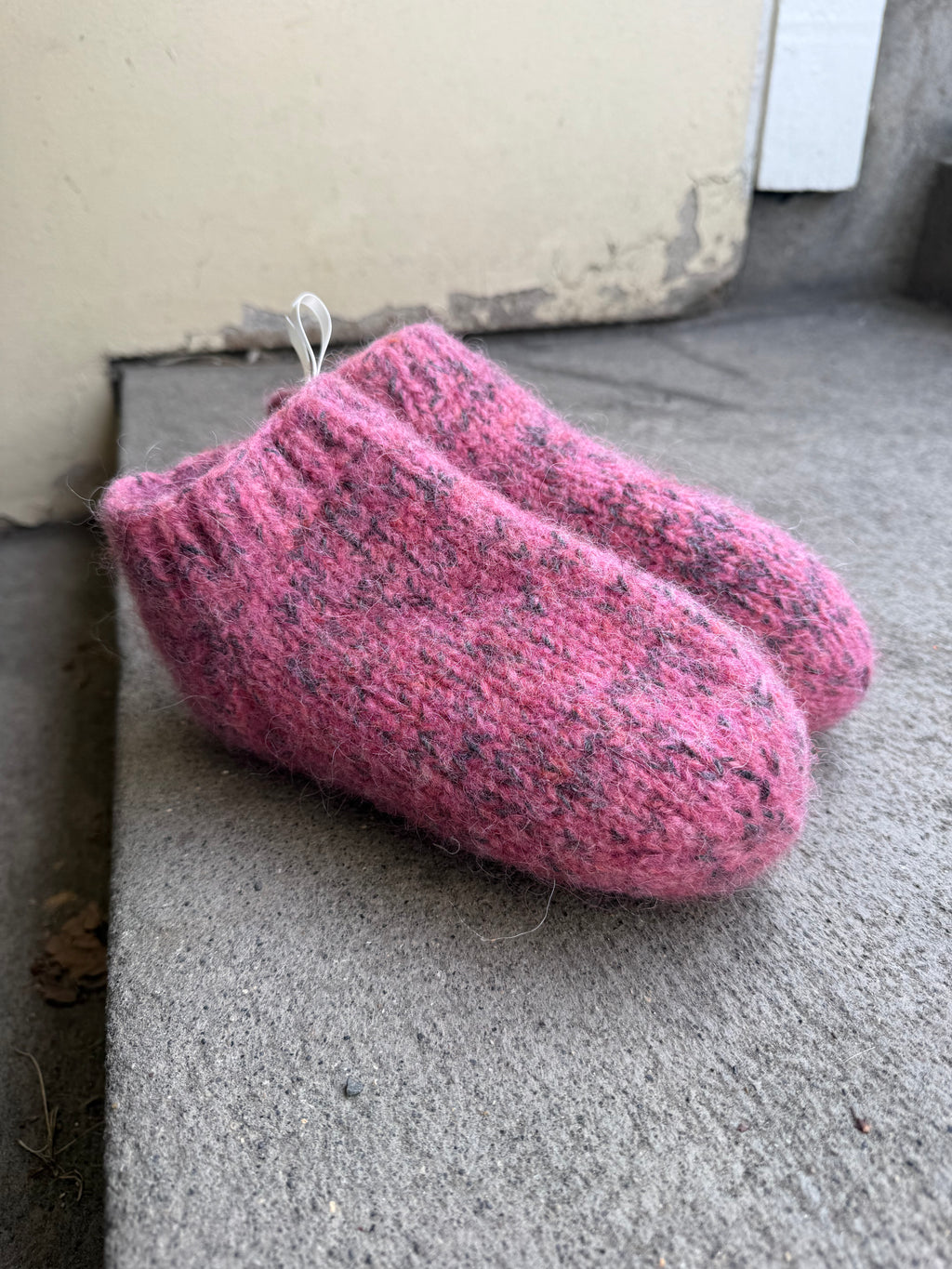 Slippers - Pink/grey