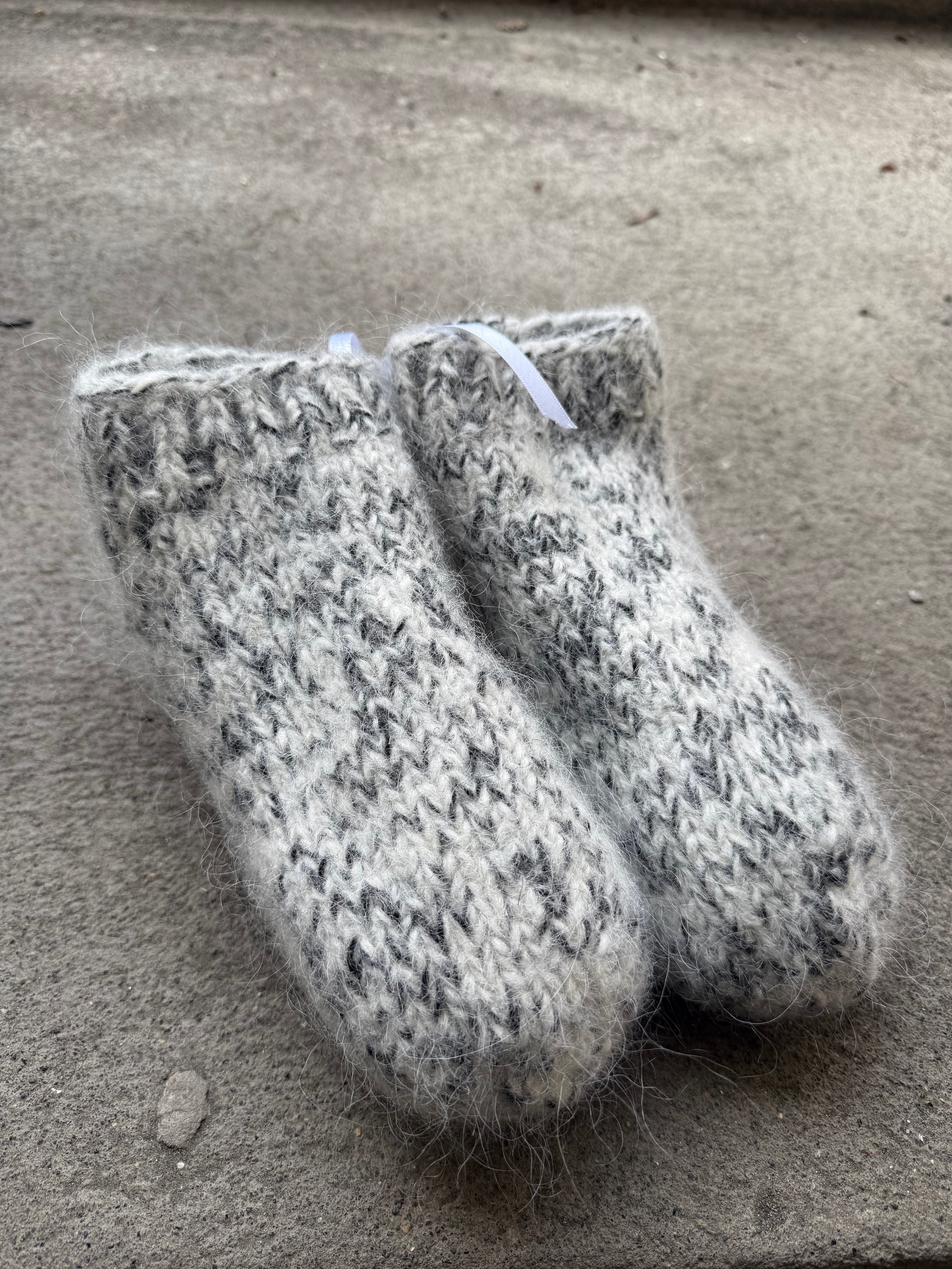slipper - White/grey