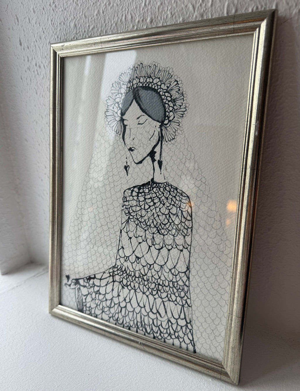 María - Original ink painting