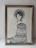 María - Original ink painting