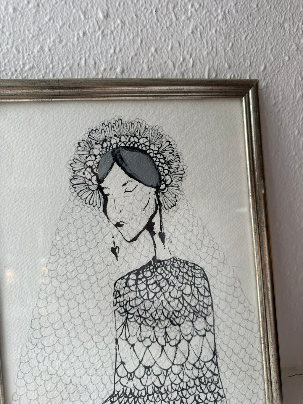 María - Original ink painting