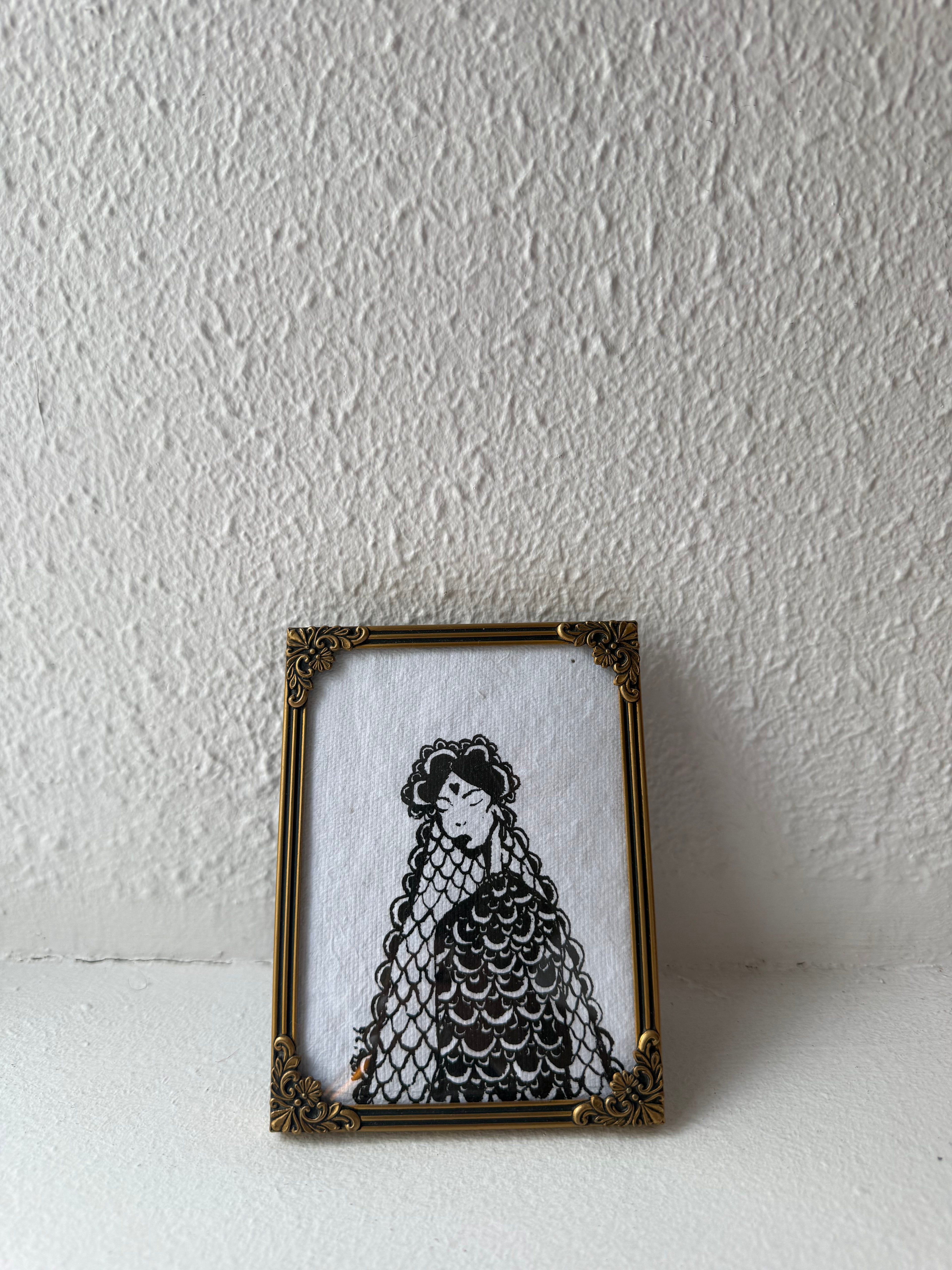 María - Original ink painting