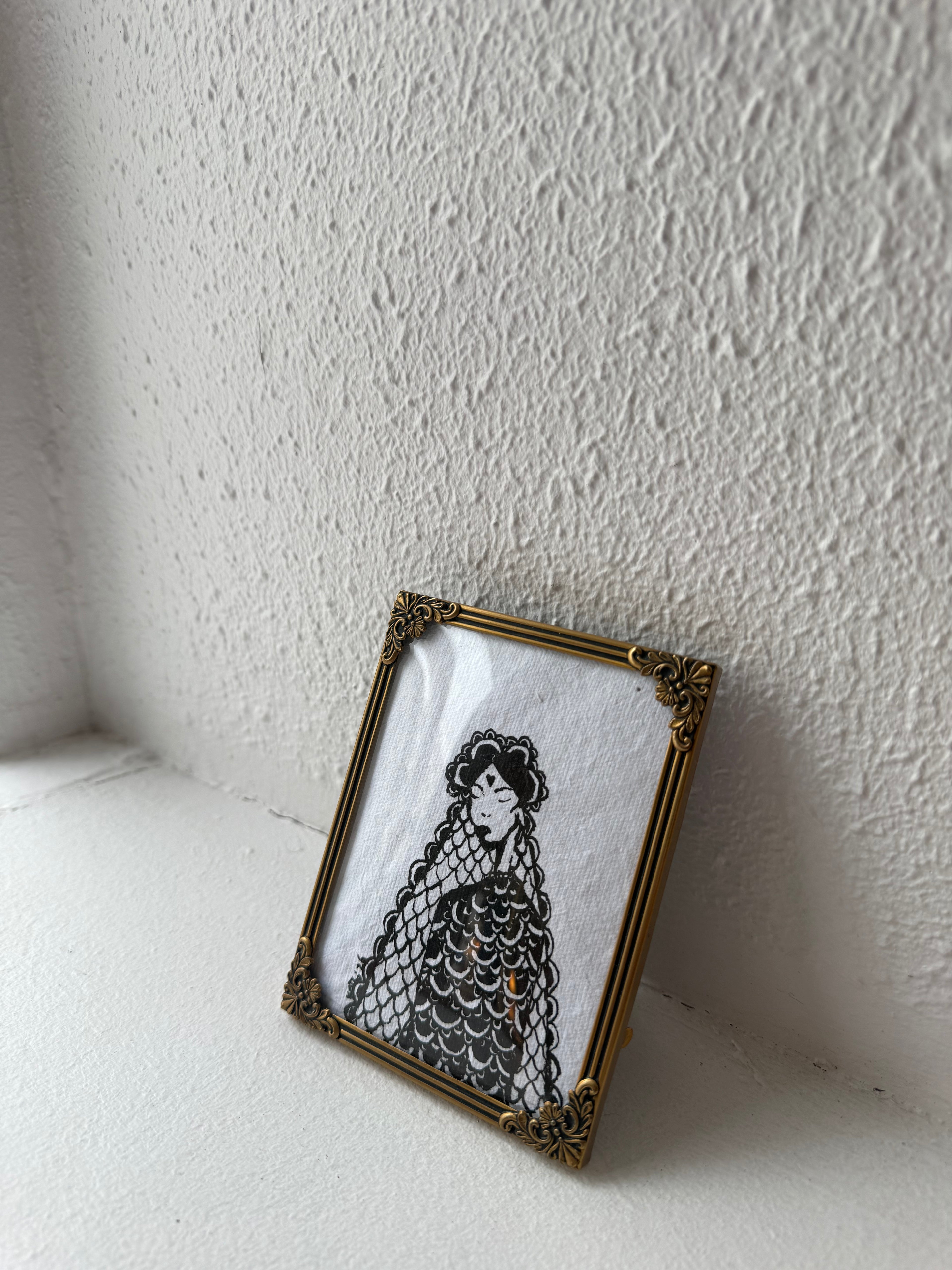María - Original ink painting