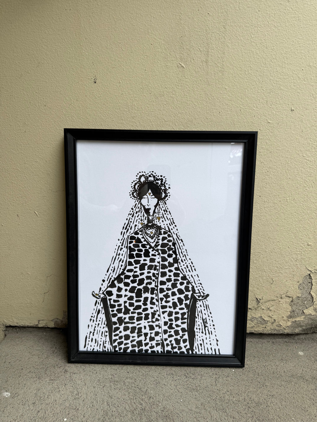 María - Original ink painting
