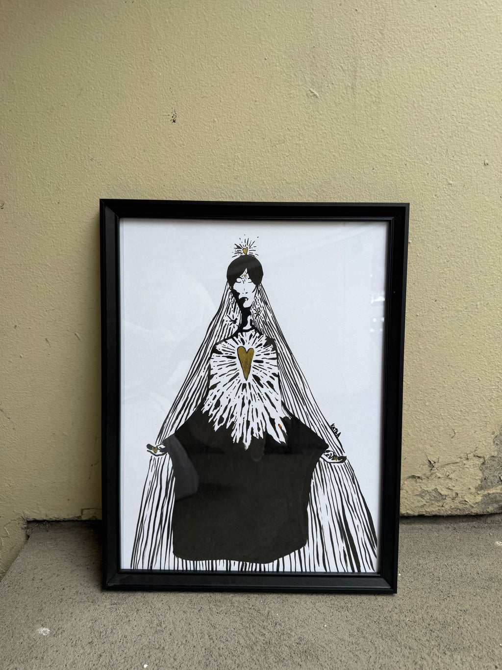 María - ORIGINAL INK PAINTING