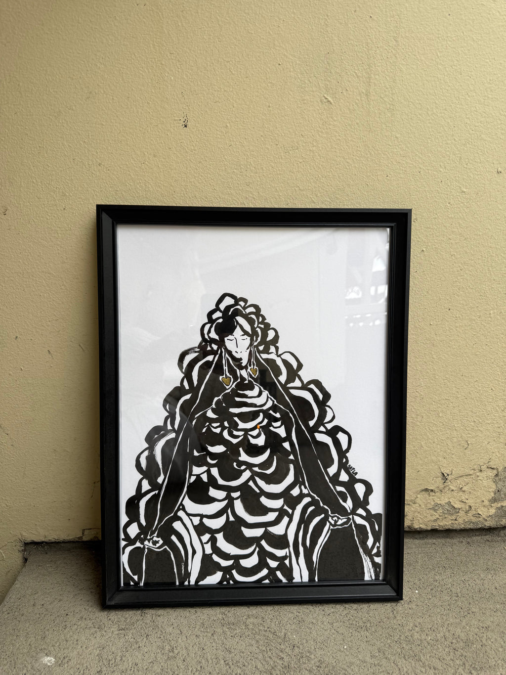 MARÍA - ORIGINAL INK PAINTING