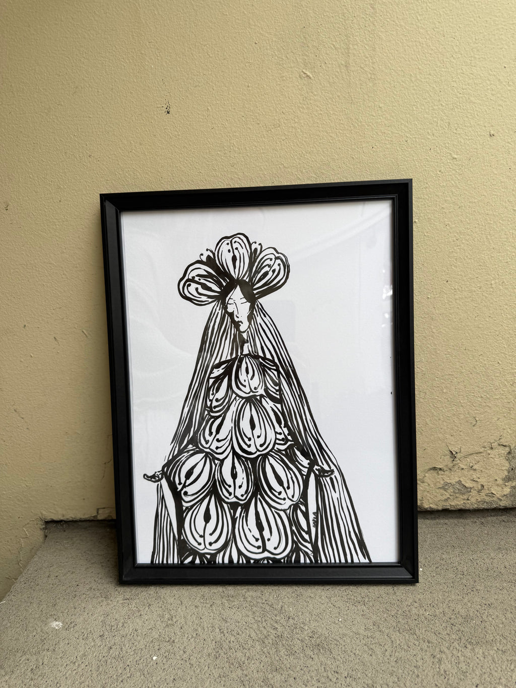 MARÍA - ORIGINAL INK PAINTING