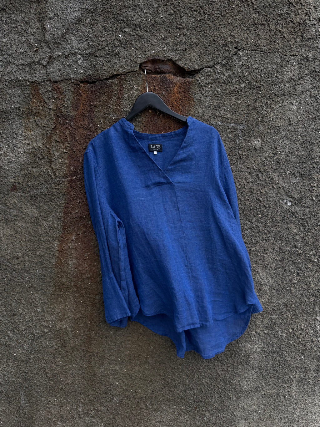 BIL - Blue linen shirt