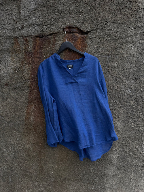 BIL - Blue linen shirt