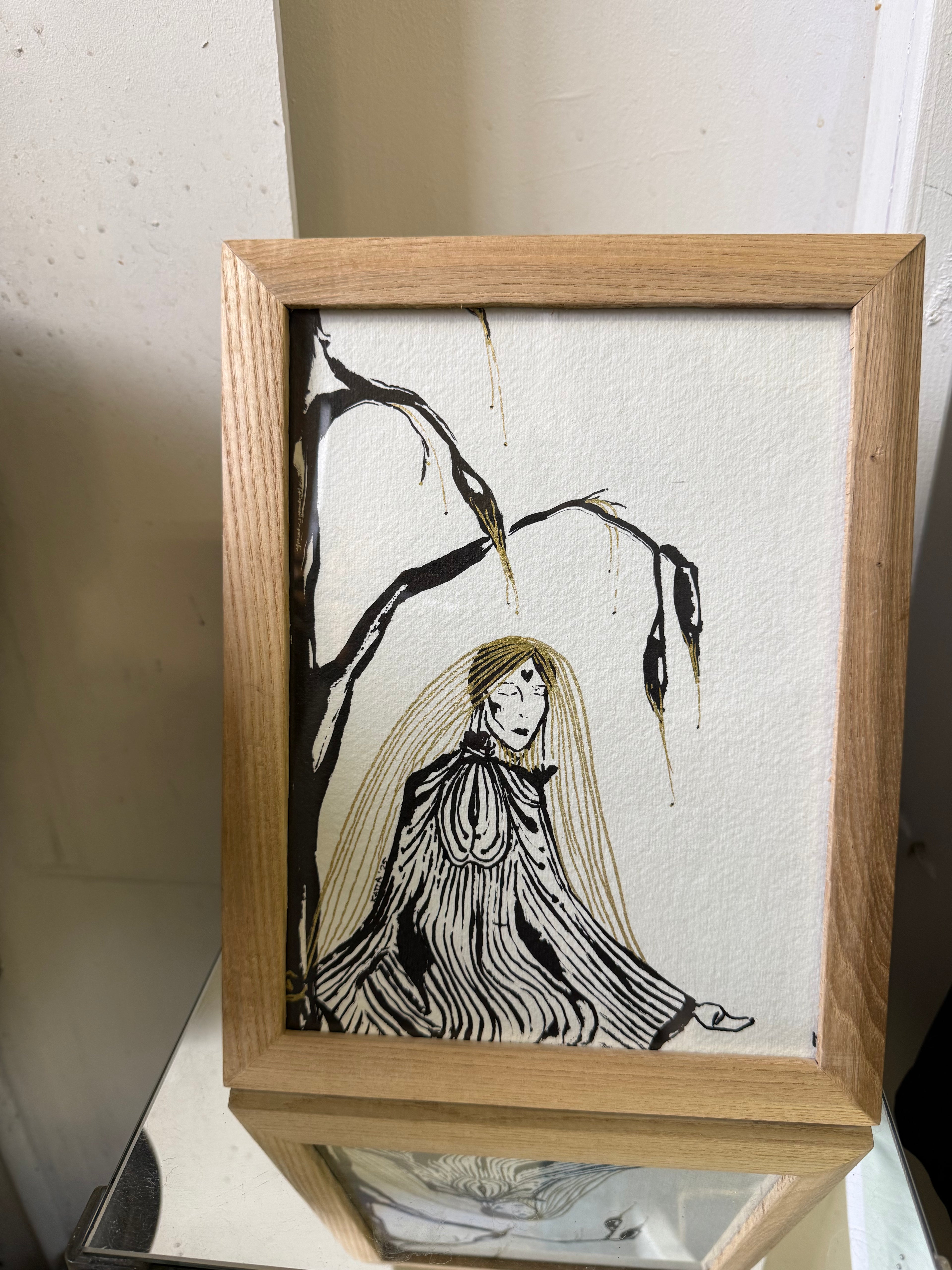 MARÍA - ORIGINAL INK PAINTING