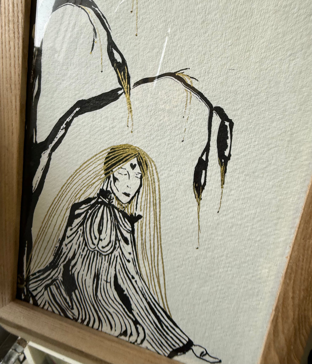 MARÍA - ORIGINAL INK PAINTING