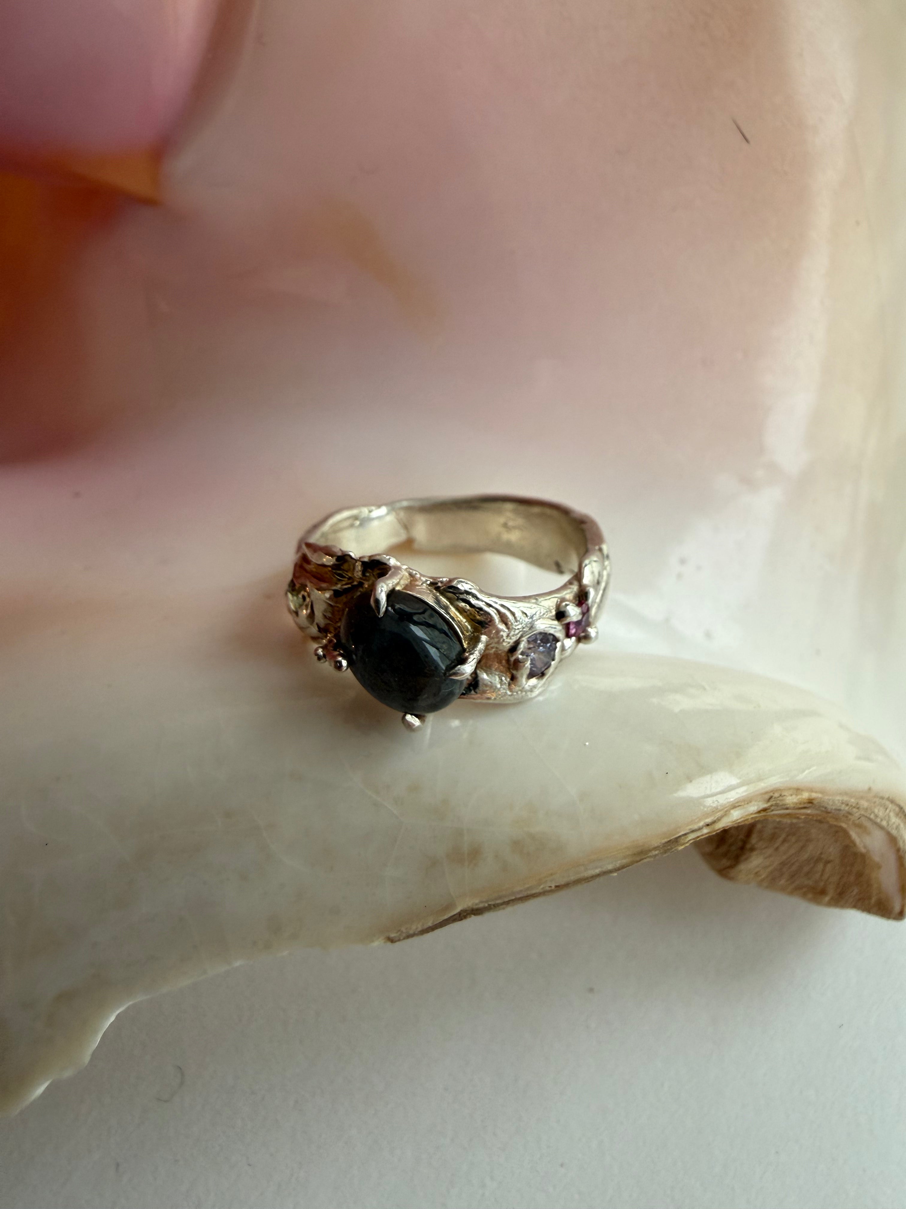 Labradorite ring