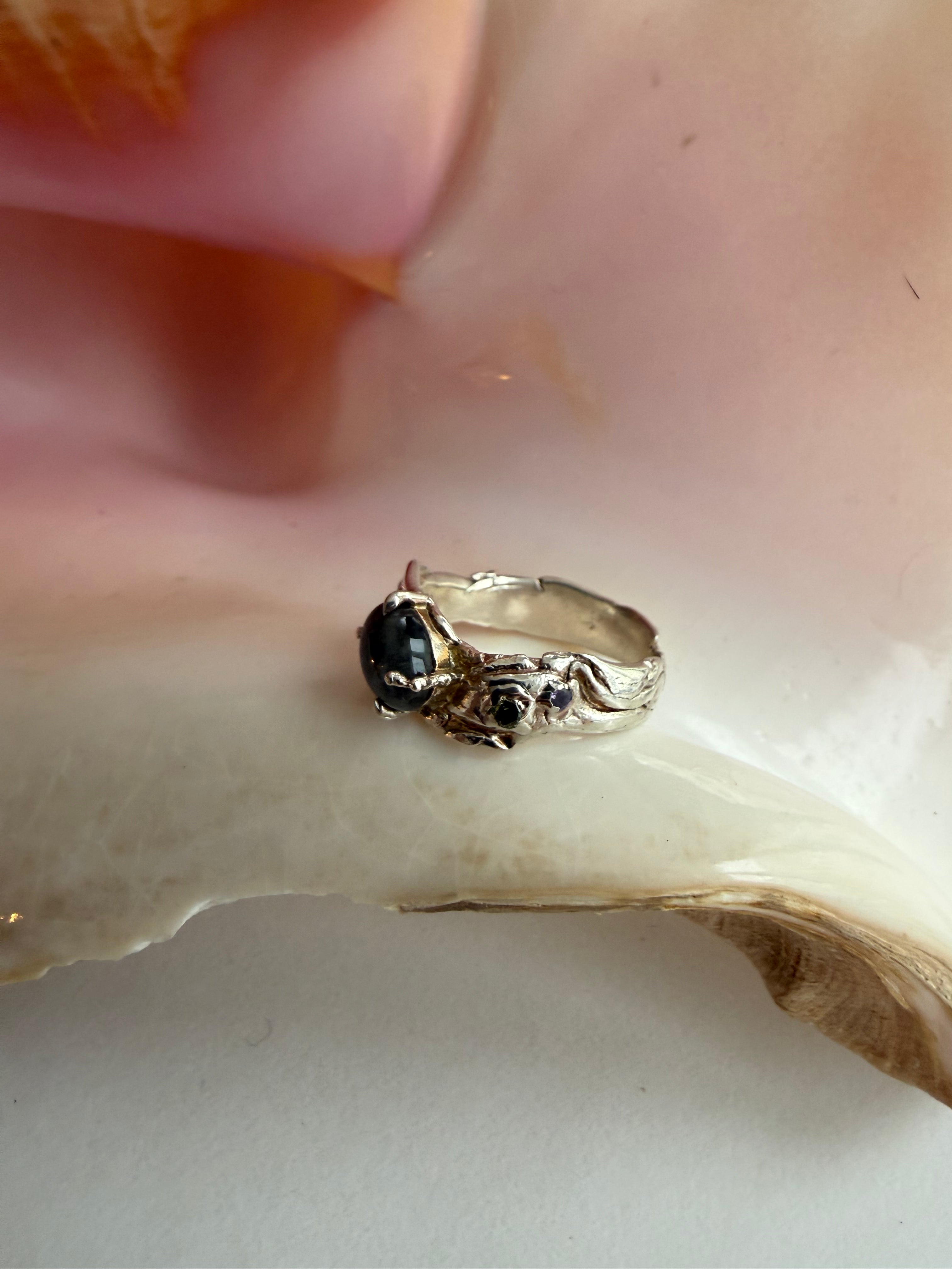 Labradorite ring