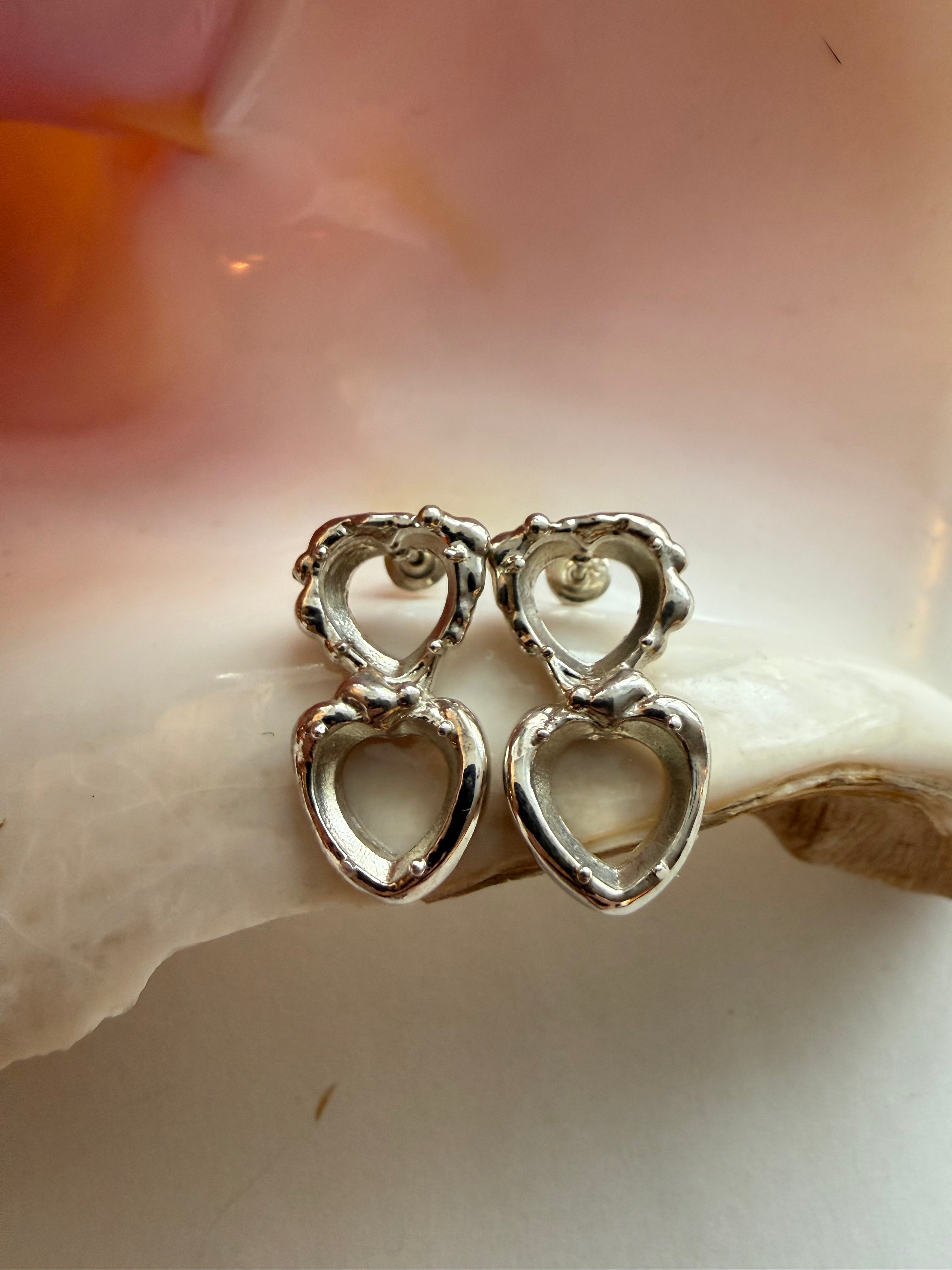 Heart earrings