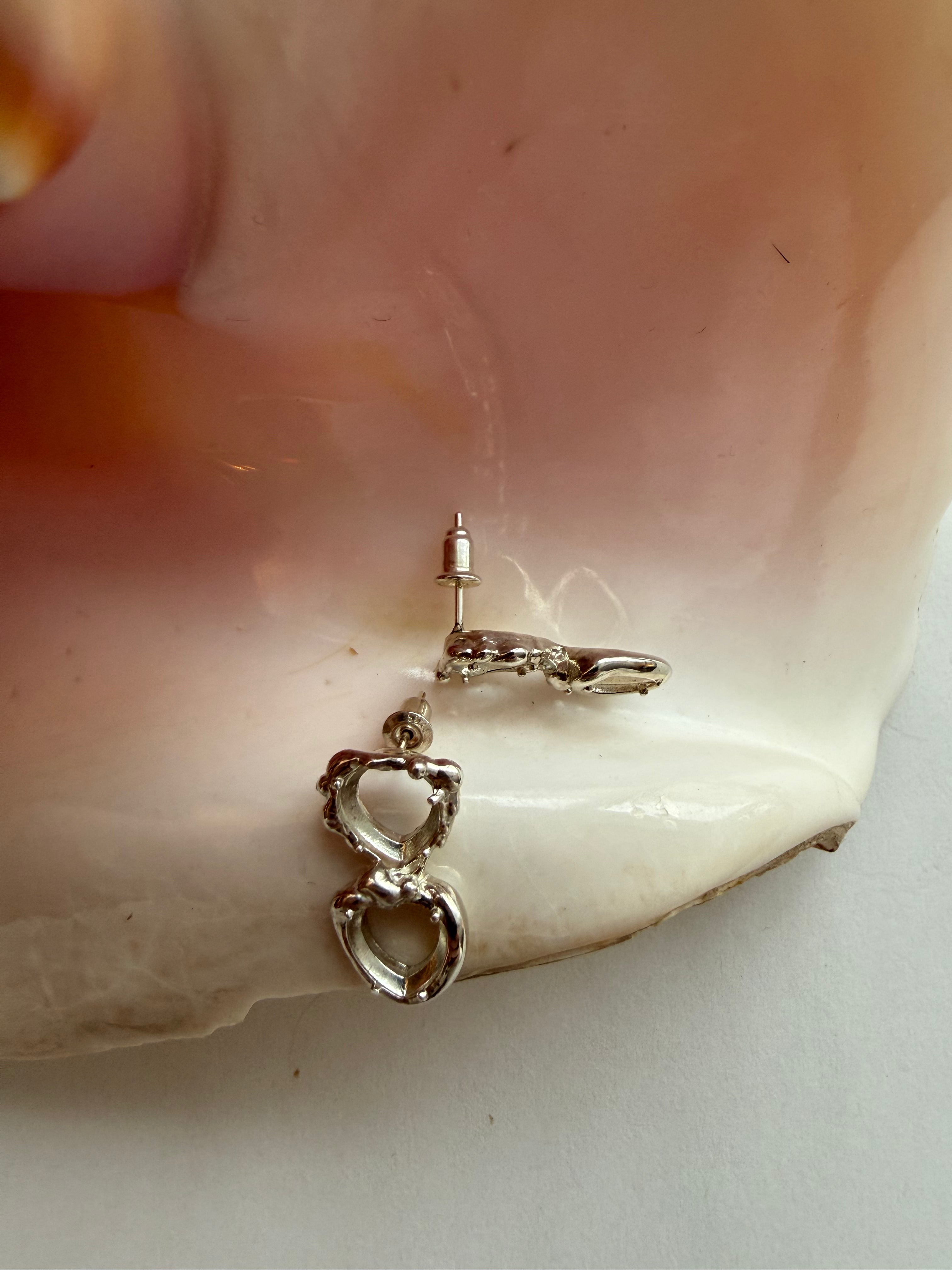 Heart earrings