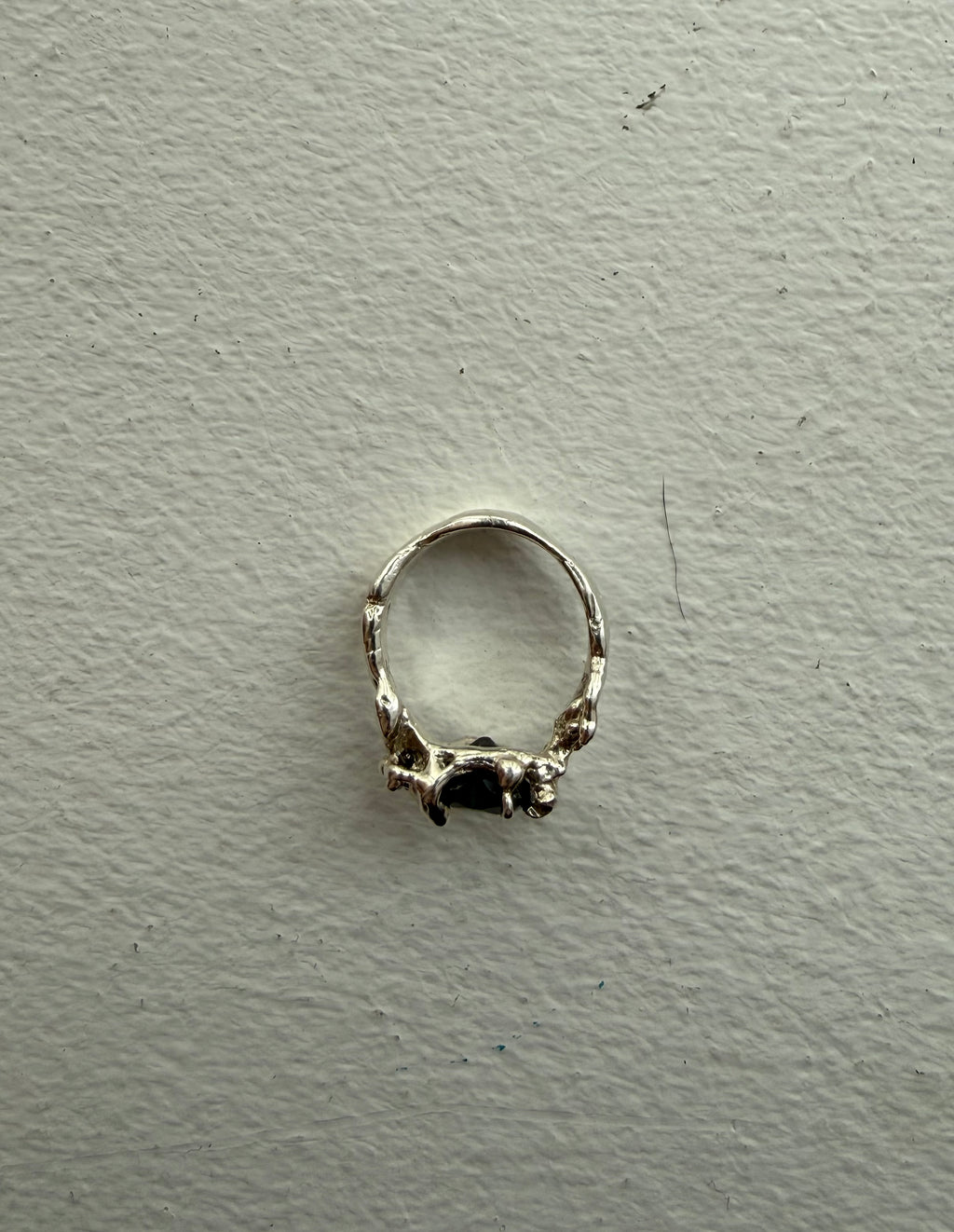 HEART RING BLACK