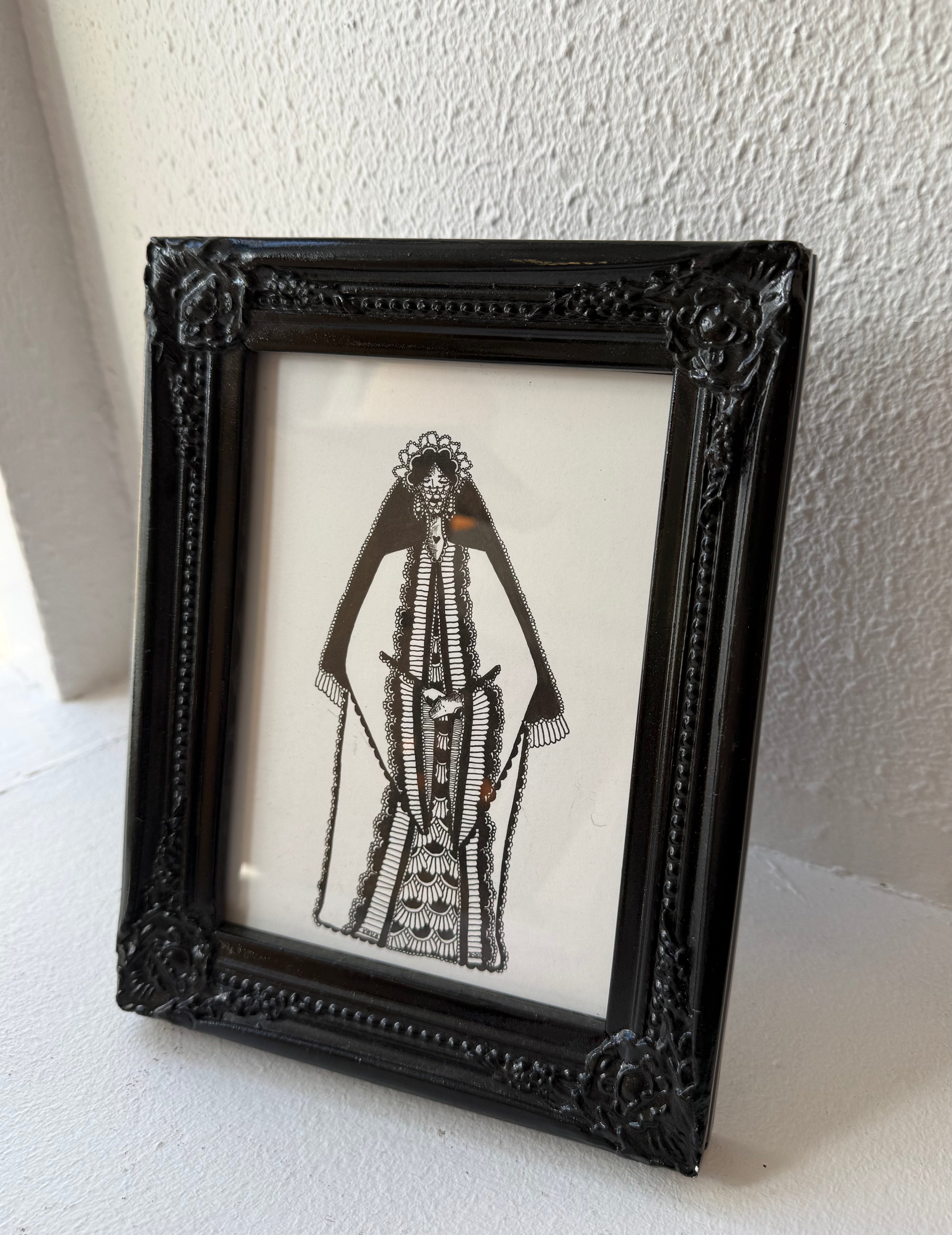 María - Original pen drawing