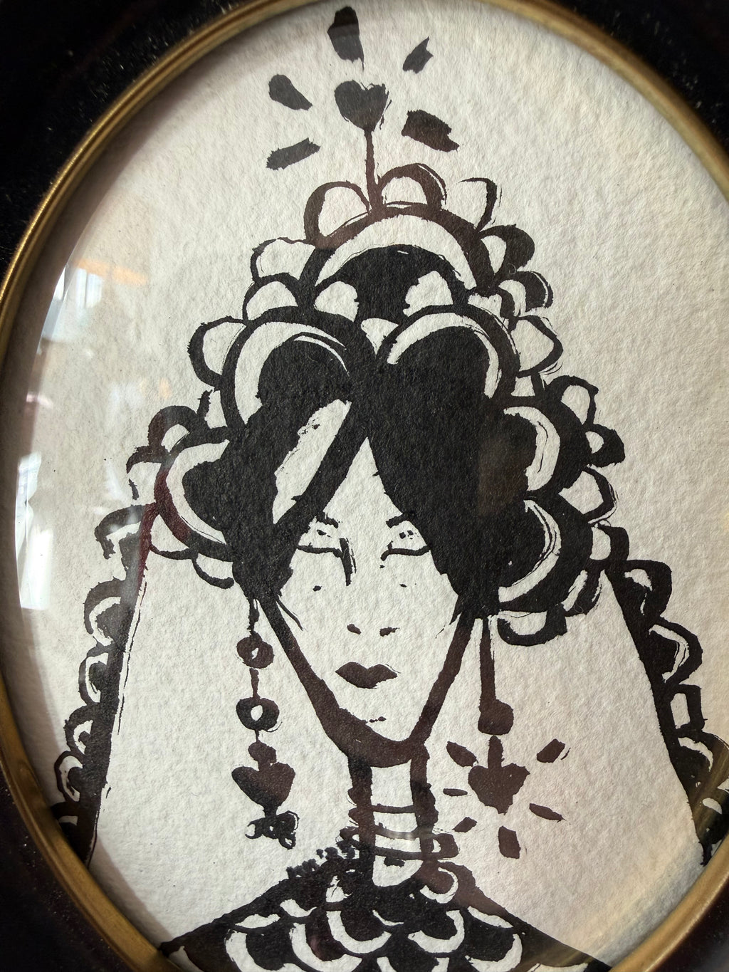 María - Original ink painting