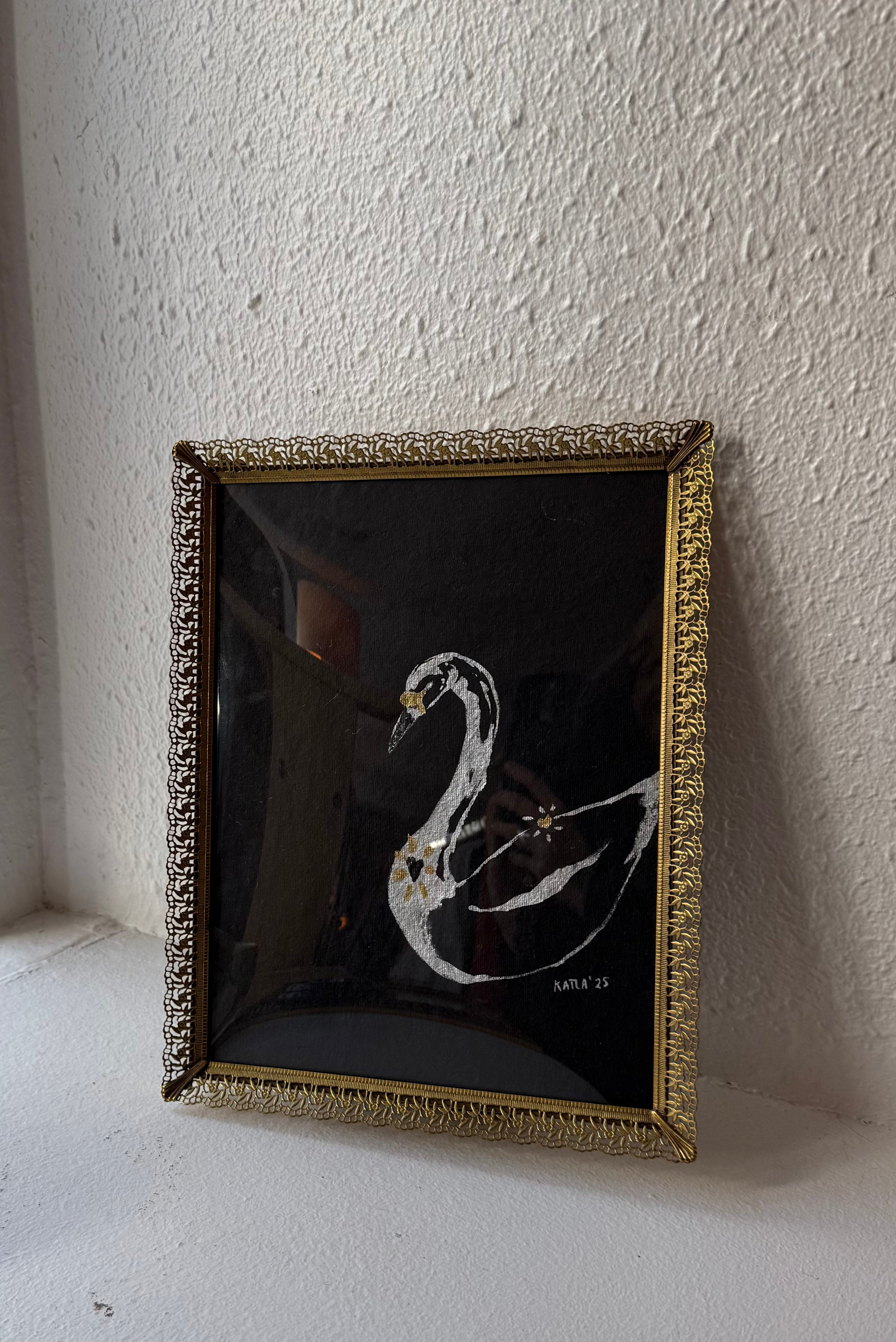 Swan - Original Ink painting