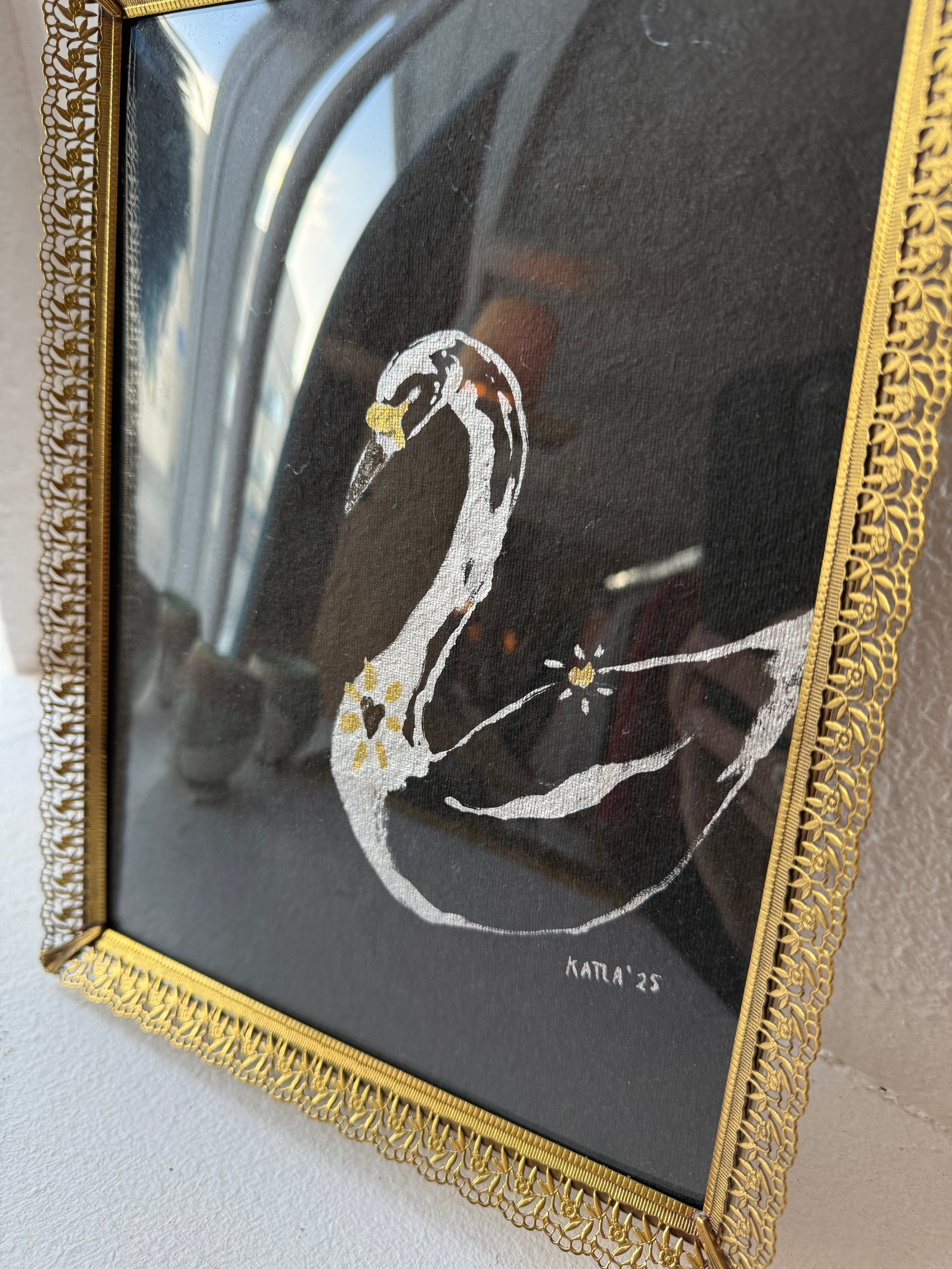 Swan - Original Ink painting