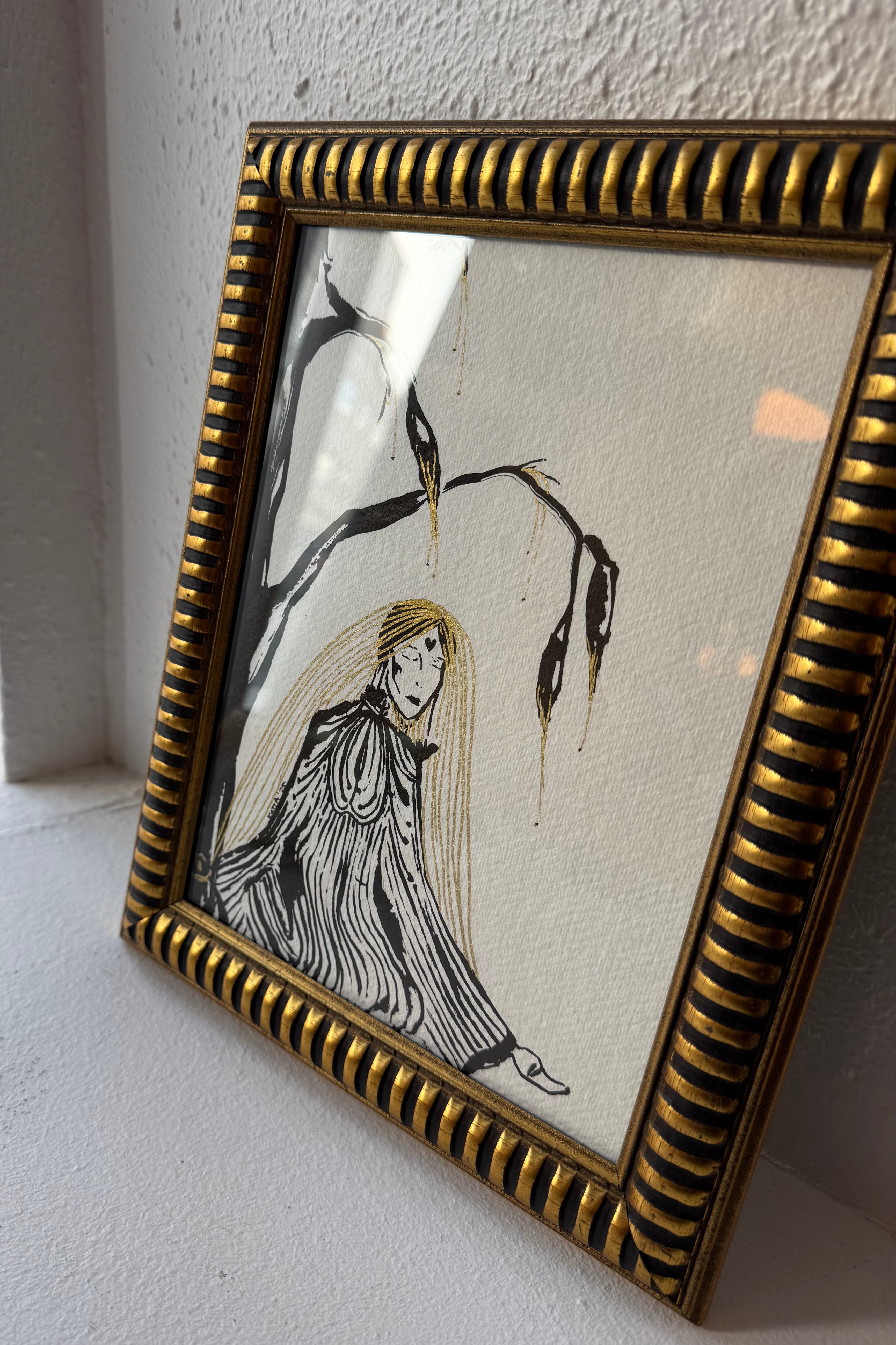 María - Original ink painting