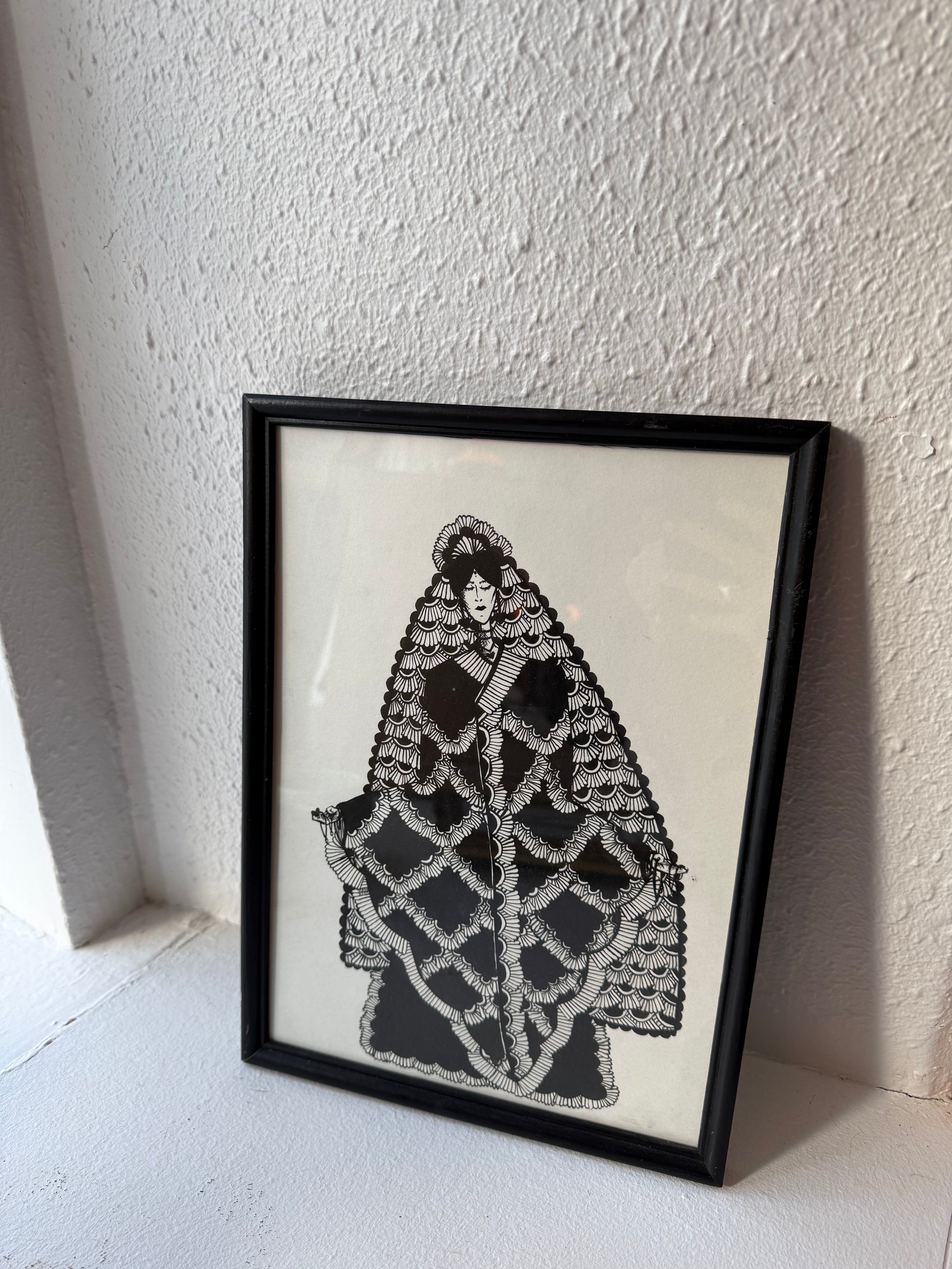 María - Original ink painting