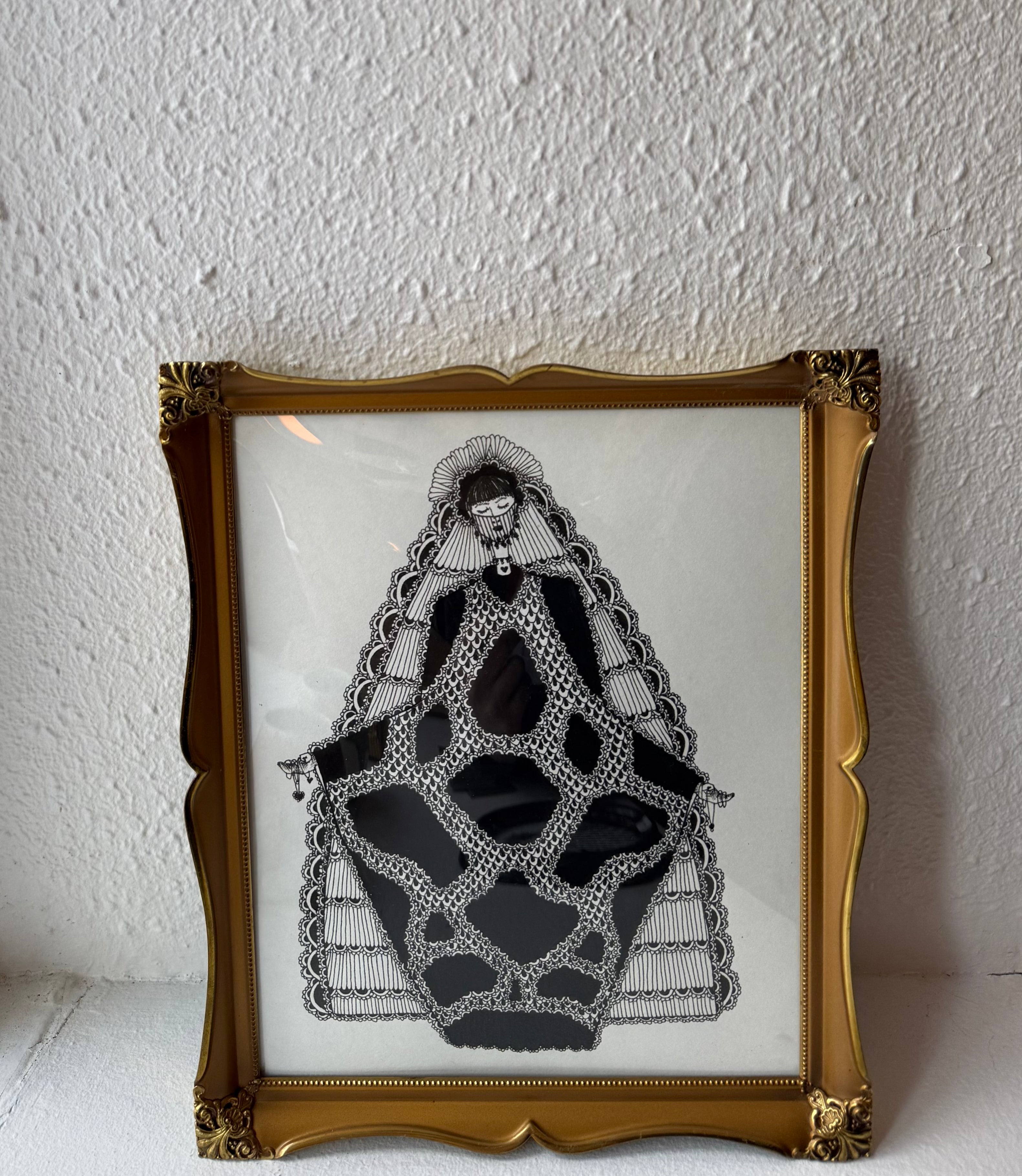 María - Original pen drawing