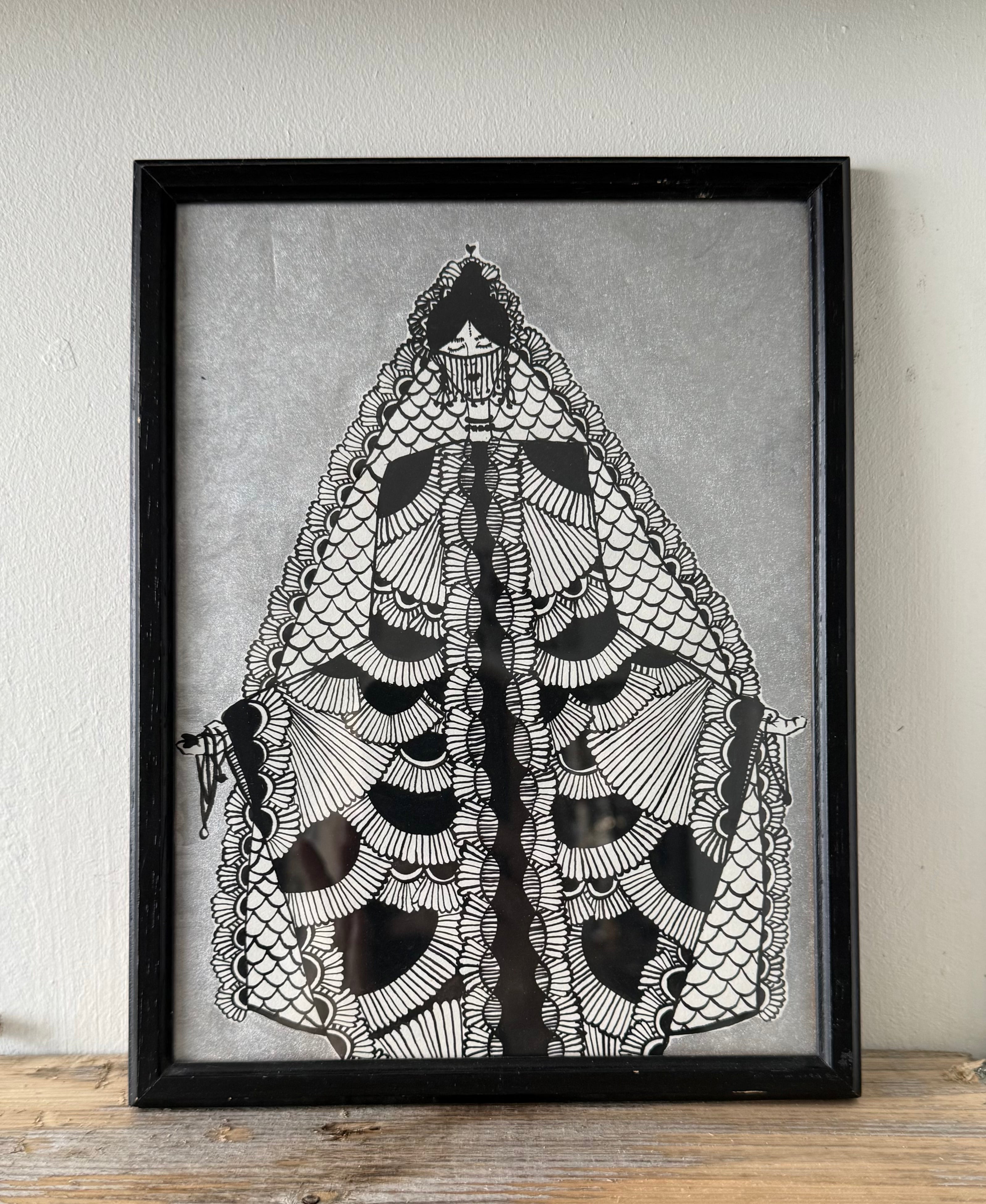 María - Original ink painting