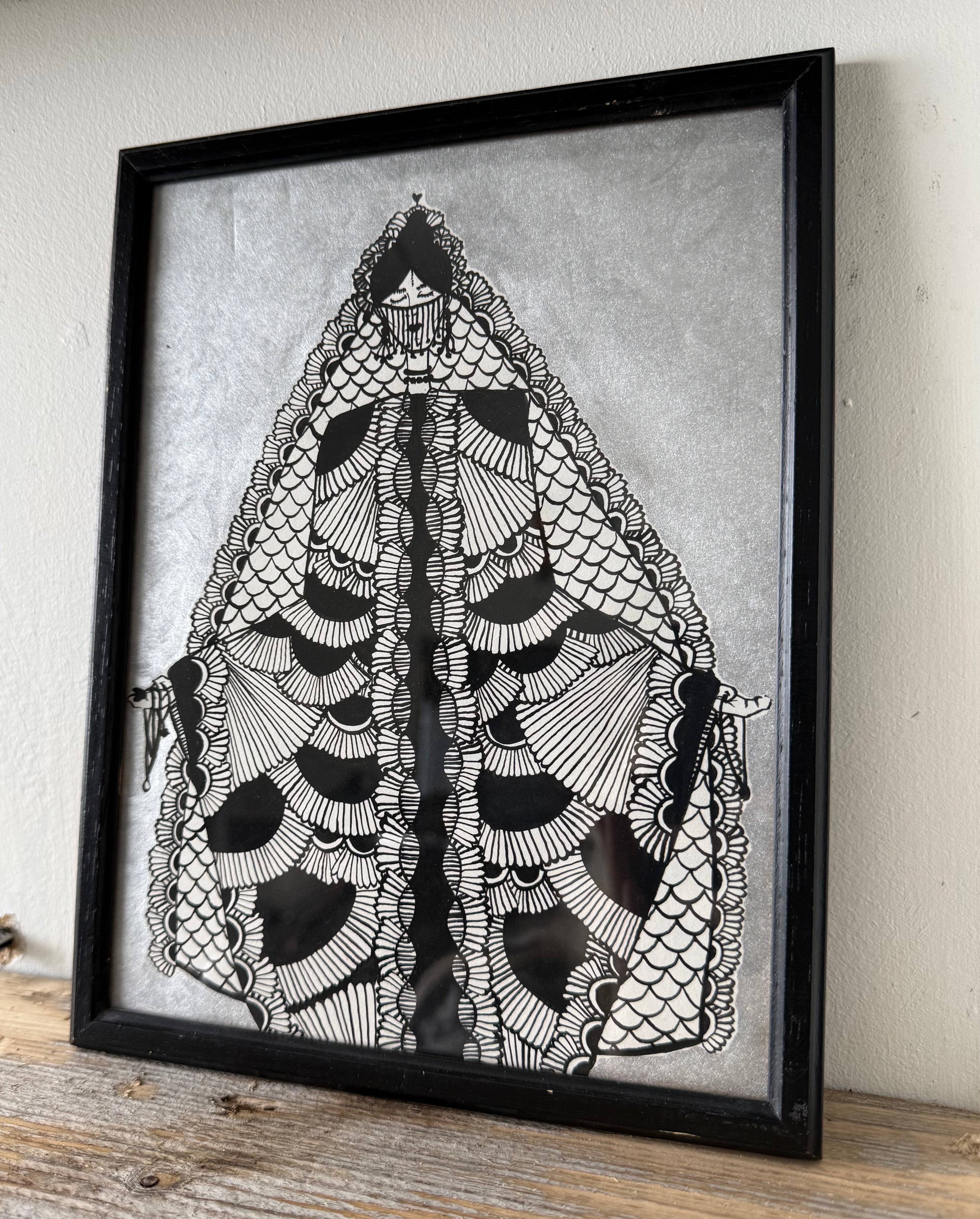 María - Original ink painting