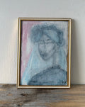 María - Original Oil pastel drawing
