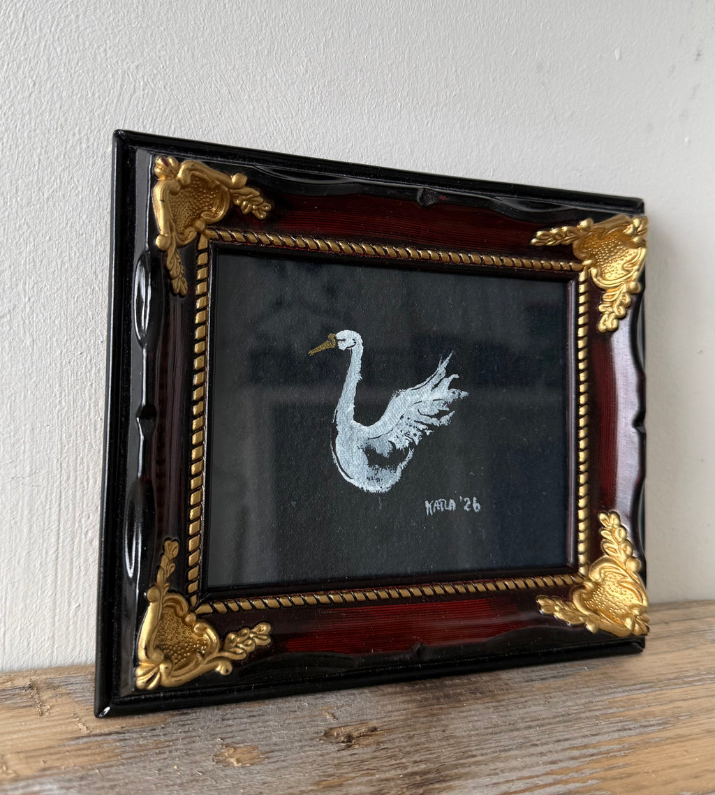 Swan - Original ink painting